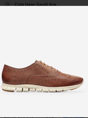 Cole Haan Women’s Zerogrand Wingtip Leather Oxford Sz 7